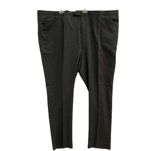 Ascott Browne Men's 60 Reg Dress Pants Grey Polyester Comfort Waist 37" Inseam.